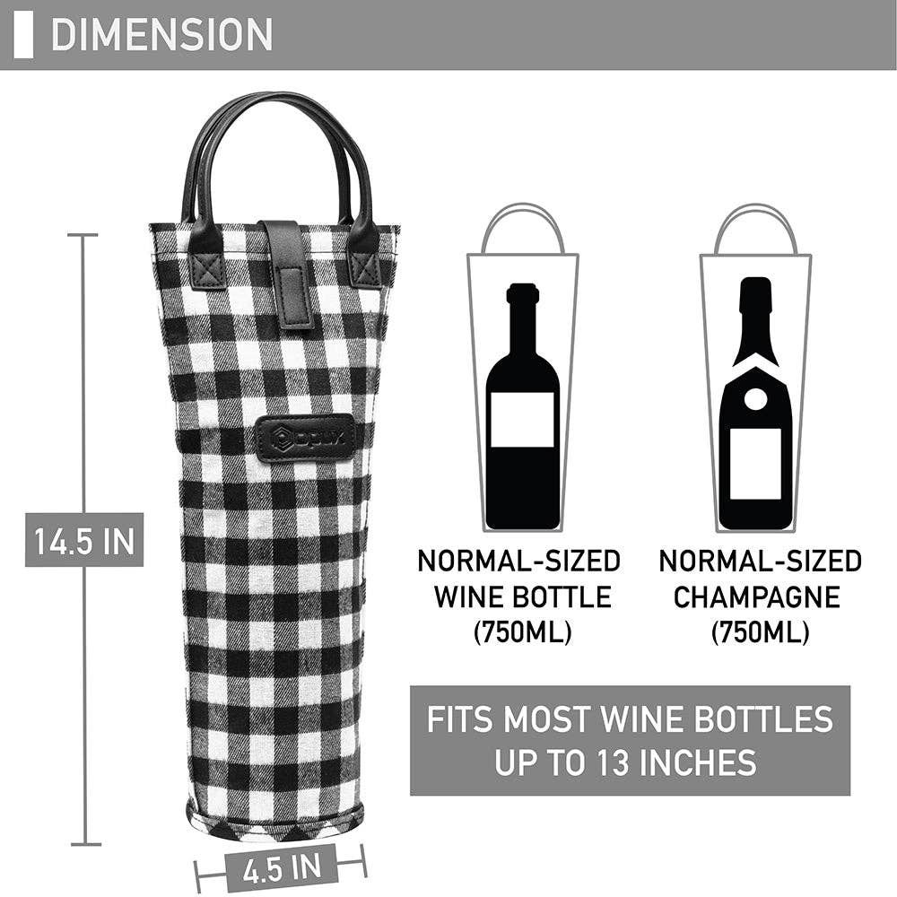 OPUX – wholesale Wine tote – 1 Bottle Classic Wine Carrier Bag32