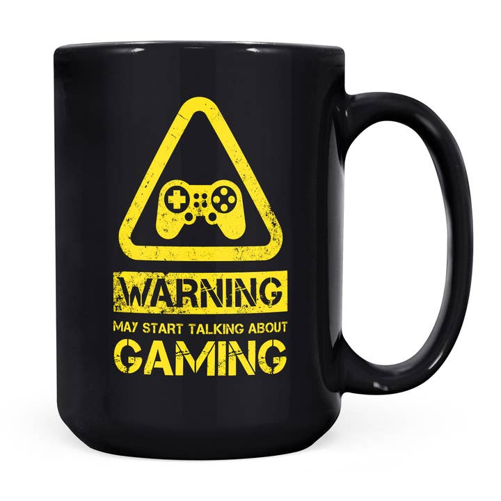 Mug Monster - Vente Tasse à café - Mug Gaming - Warning May Start Talking About Gaming11