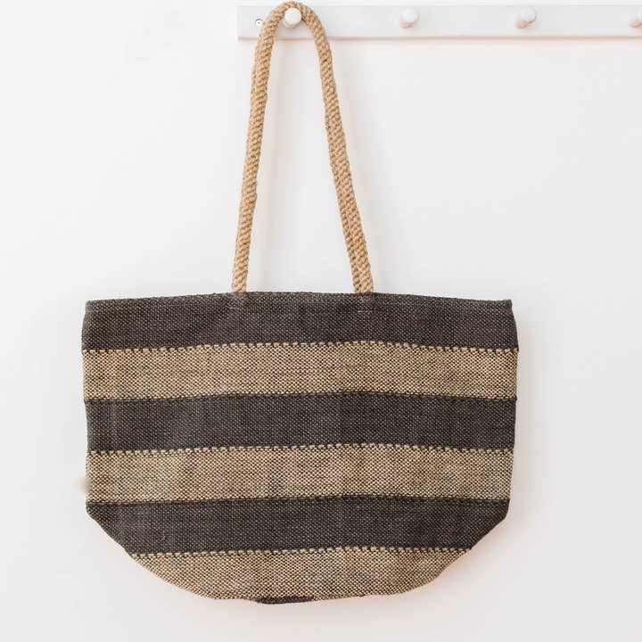 Will & Atlas - Wholesale Tote Bag - Women's - Shoulder bag, jute / Khari grey