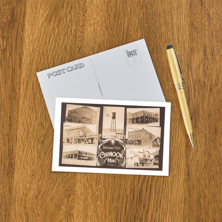 Found Image Press - Wholesale Postcard - Postcard MT-545 Greetings from Chinook1
