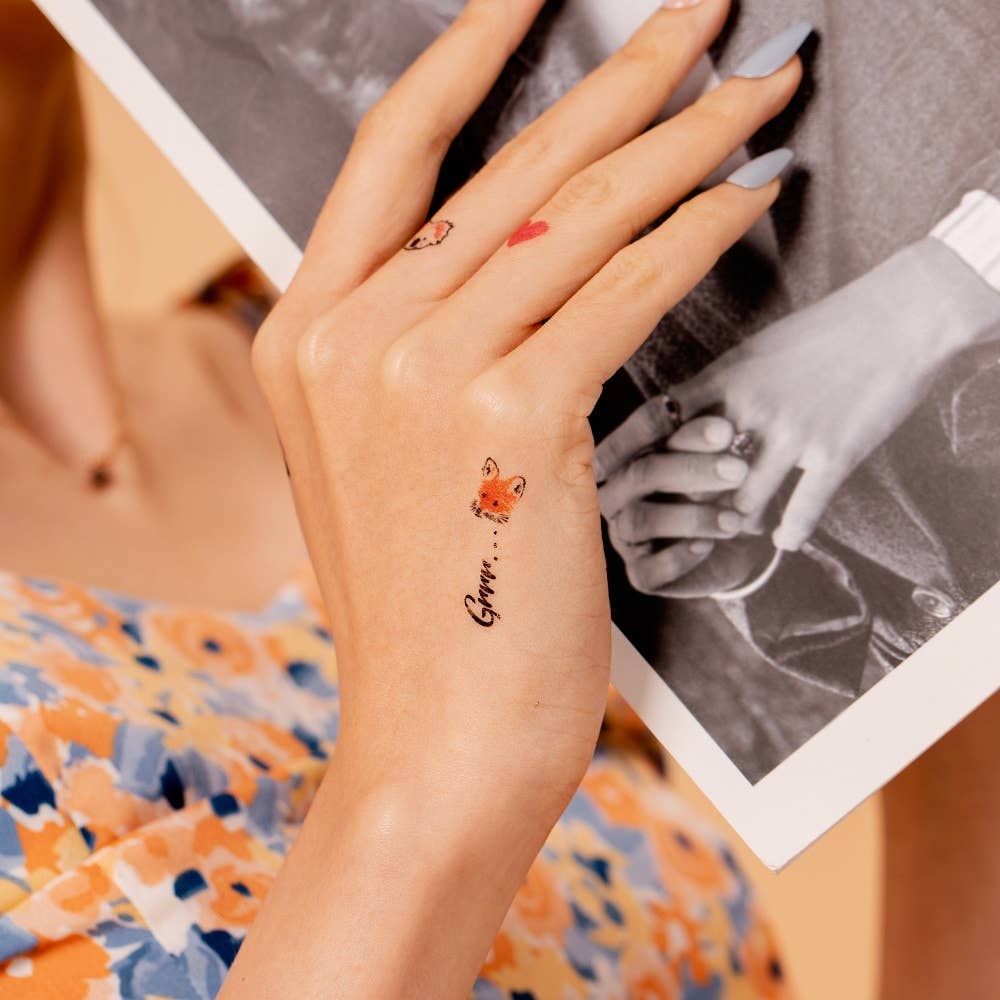 PAPERSELF – Engroshandel Midlertidig tatovering – Zoo Midlertidige Tatoveringer Klistermærker7