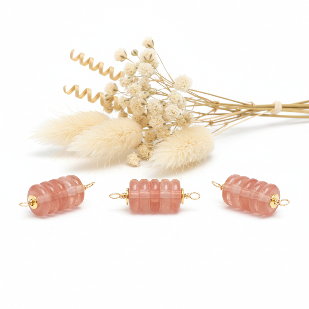 Produtos Namasté - Wholesale Individual Charm/Pendant - Cherry Quartz Stone Pendant0