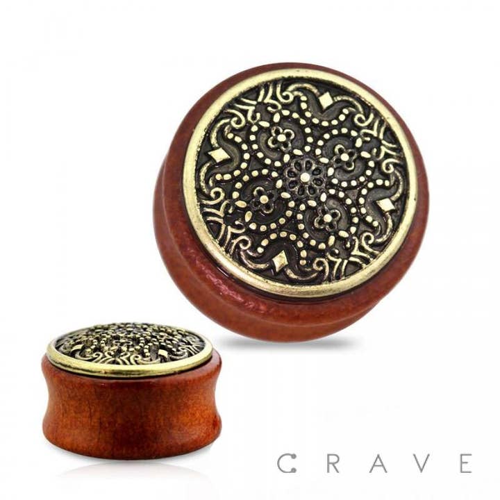 TUNNELS ÉVASÉS EN BOIS SONO ORGANIQUE TRIBAL ANTIQUE pour la vente par CRAVE