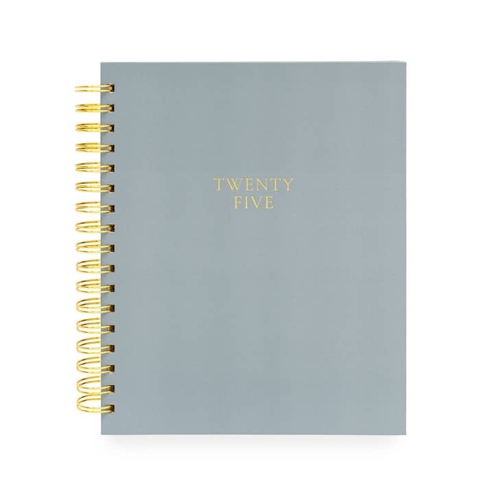 Sugar Paper - Wholesale Planner - 2025 Dusty Blue Signature Spiral Planner