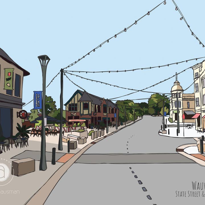 abigail hausman design & illustration - Wholesale Art Print - Wauwatosa 11x14 Prints (Variety of Designs)3