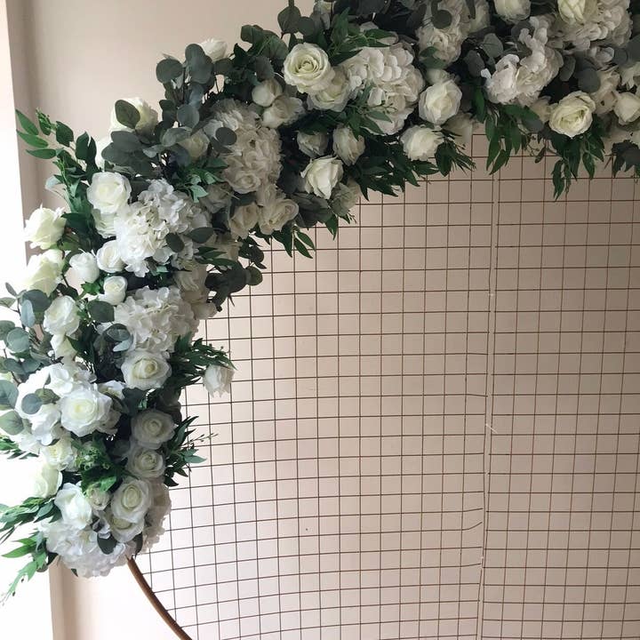 IVY CRUZ – wholesale Bunting/garland – Large Flower Garland, White Flower Garland, Flower Swag7