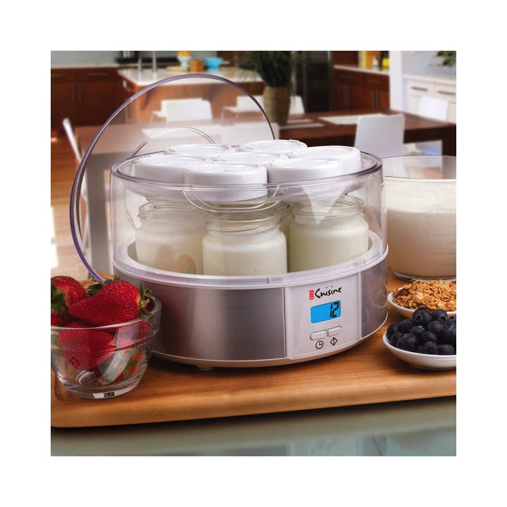 Euro Cuisine - Wholesale Kitchen Appliance - Euro Cuisine YMX650 Digital Automatic Yogurt Maker With 7 -