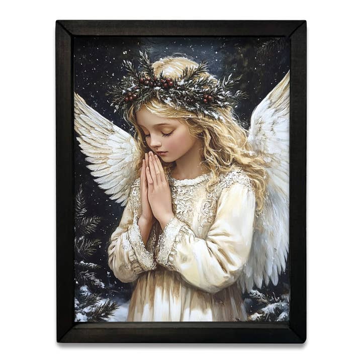 HMK958 Engelengebeden Box Frame voor wholesale door JanMichaels Art & Home