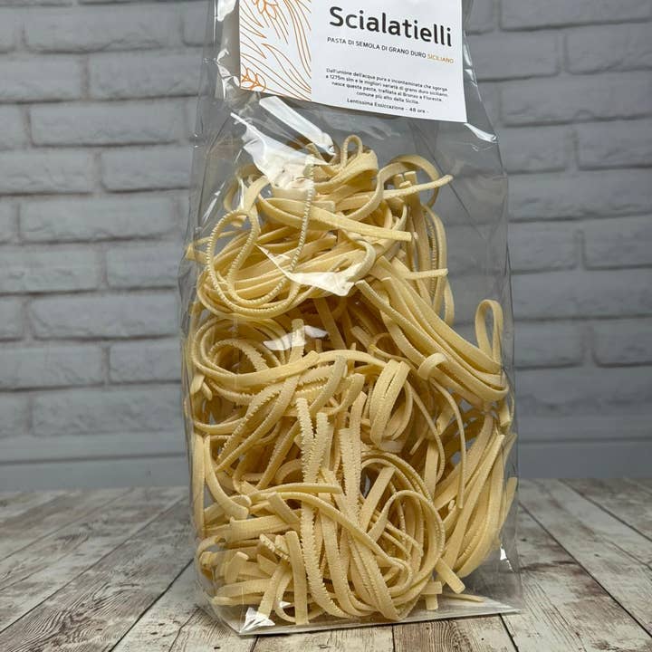 Scialatelli Håndlavet 100% siciliansk hvede 500g for engroshandel hos Sicilyaddict