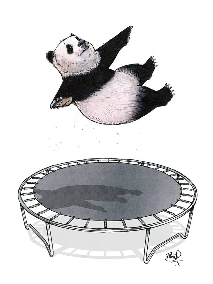 Pandoline #151B - vertical pour la vente par Shawn Braley Illustration