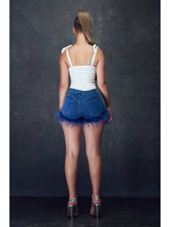 ivory Ruffled Hem Bodysuit for wholesale on Faire