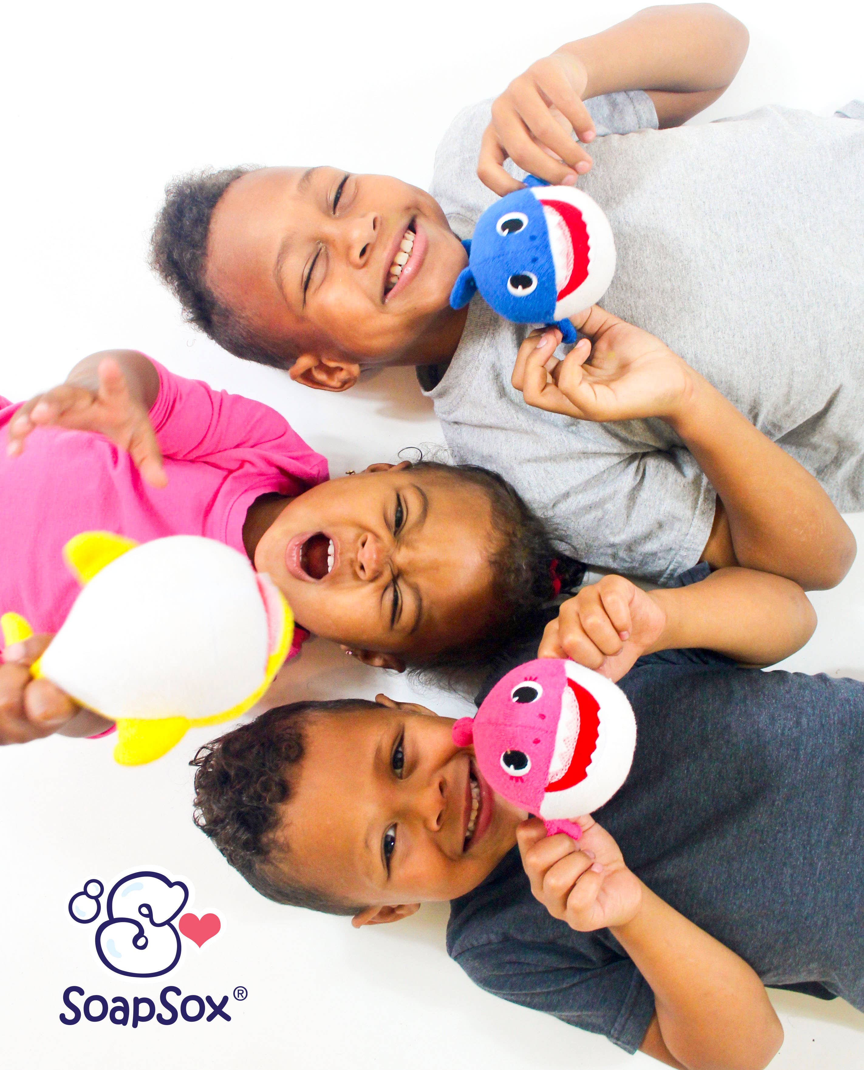 SoapSox - Vendita all'ingrosso Gioco per il bagnetto - Neonati - Papà Squalo (Baby Squalo Soapsox)2