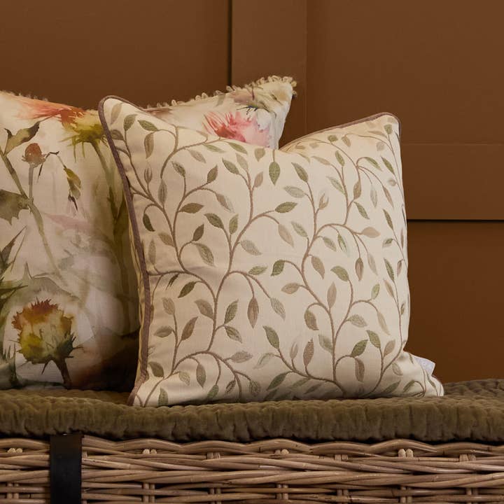 Cervino Jacquard Geweven Kussen Lichen voor wholesale door Riva Home