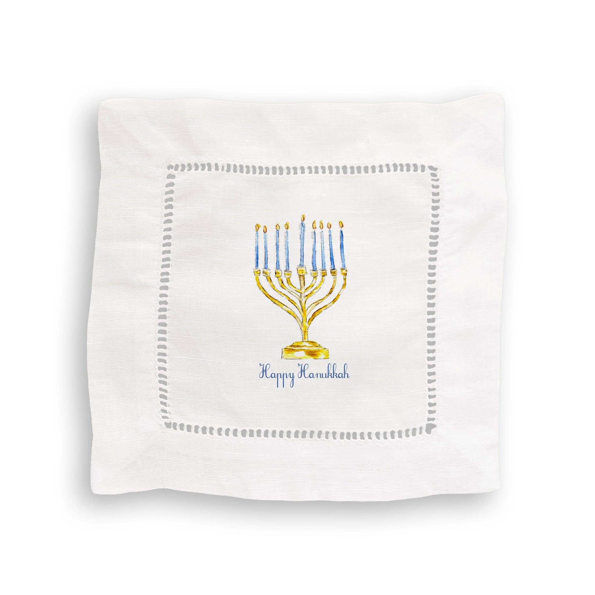 French Graffiti - Vente Torchons - Menorah avec Happy Hanukkah4