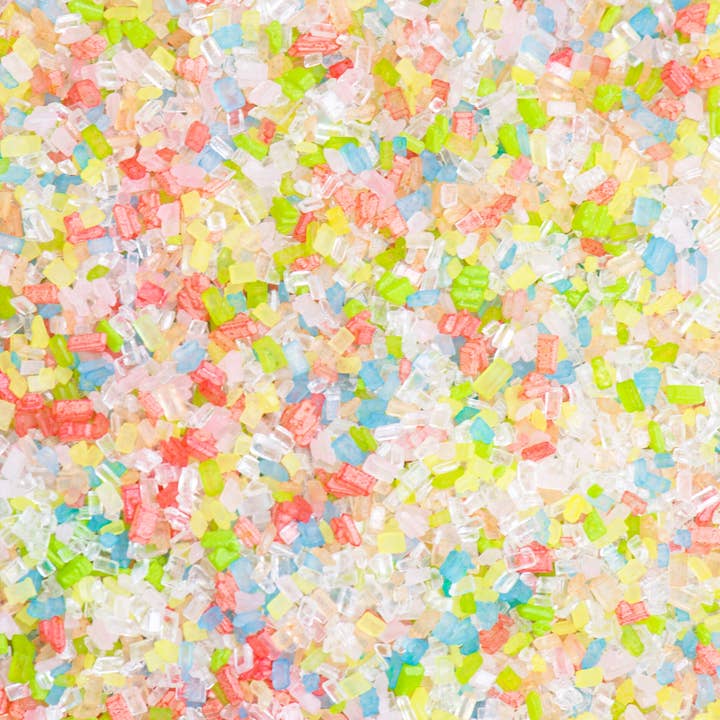 Nature’s Colors Rainbow Mix Decorating Sugar for wholesale by India Tree