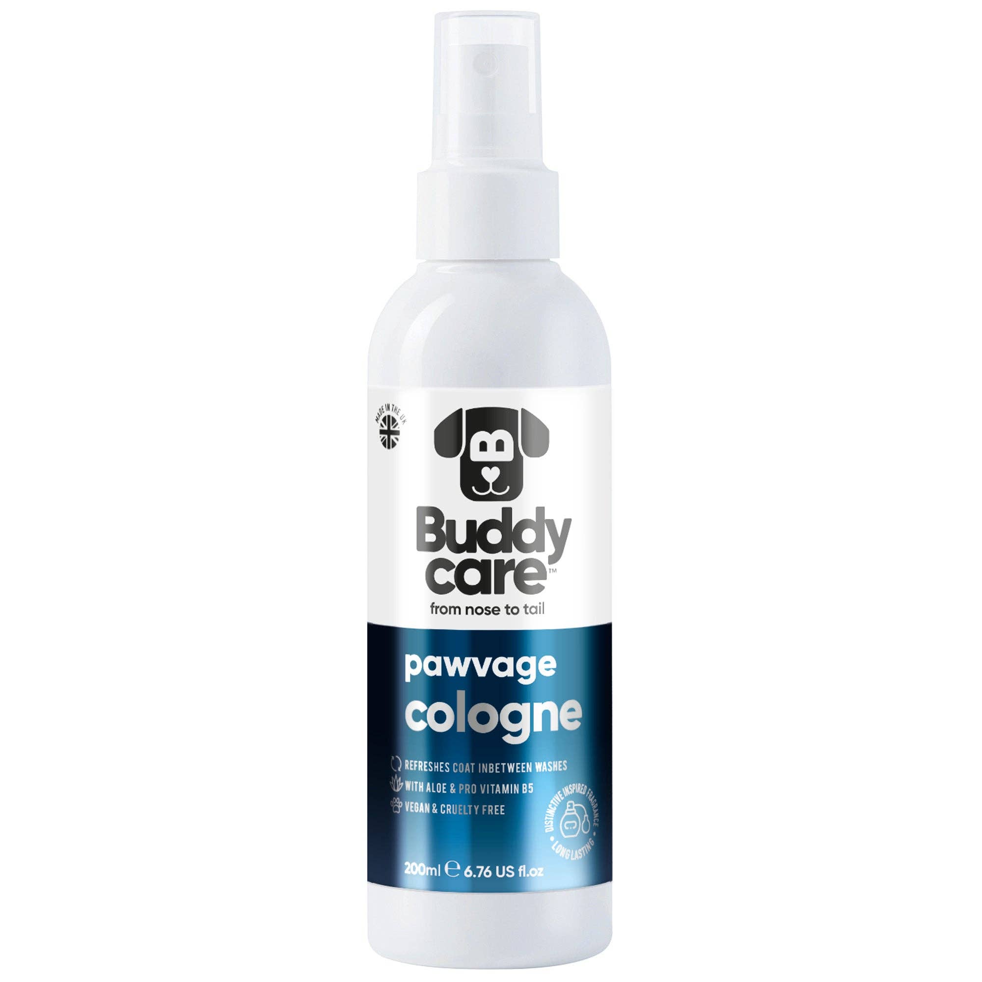 Buddycare – wholesale Pet spray – Dog – Buddycare Dog Cologne - Pawvage - 200ml / 6.76 fl oz0