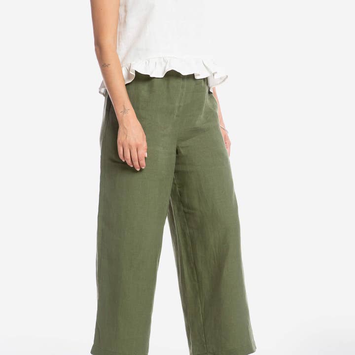 Culotte verde oliva per la vendita all'ingrosso da parte di Matona