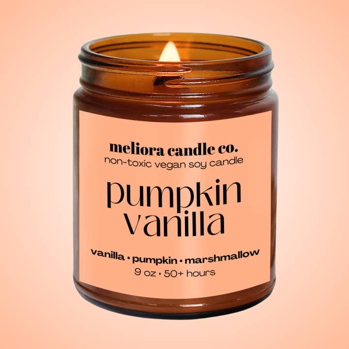 PUMPKIN VANILLA for wholesale by Meliora Candle Company