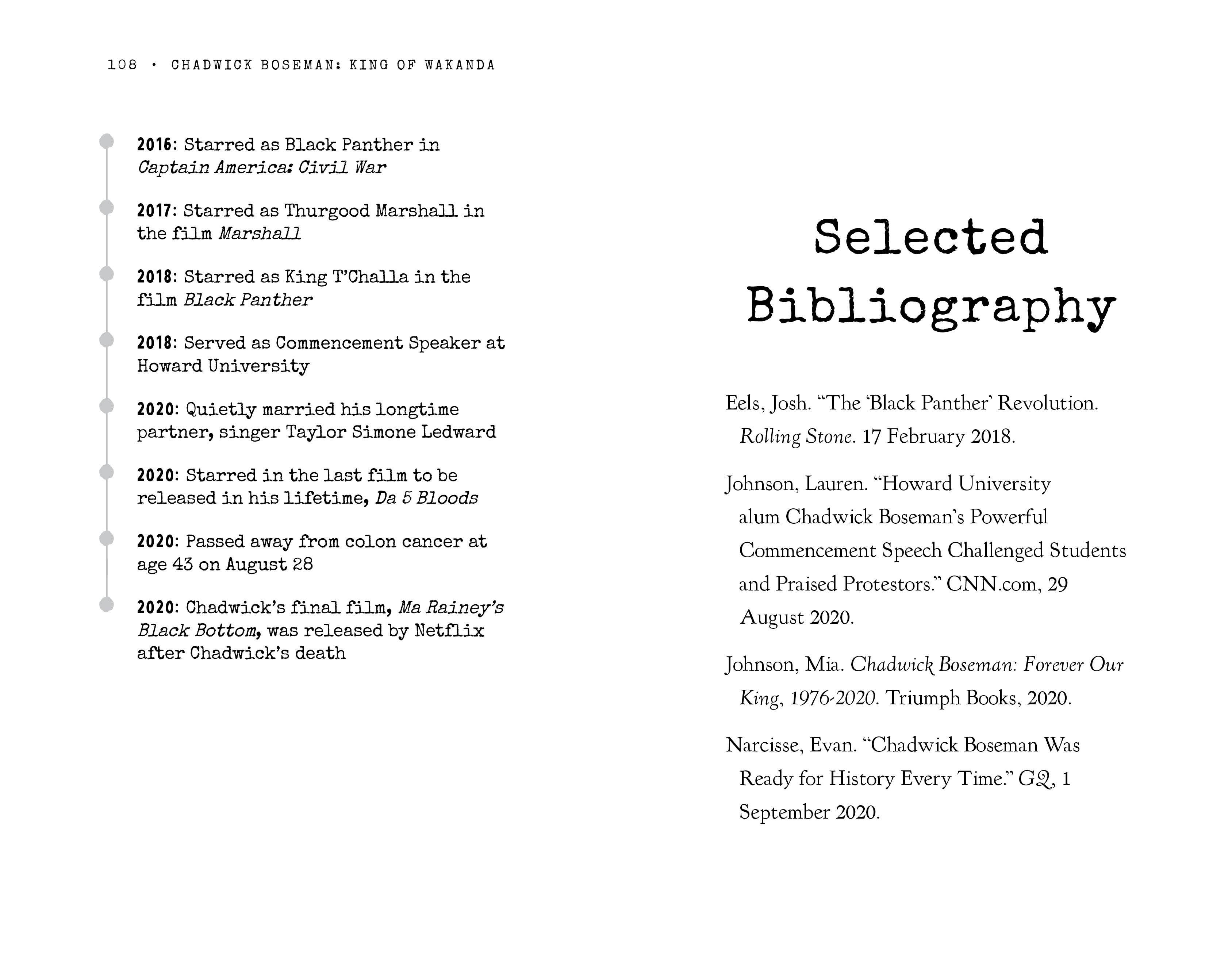 Bushel & Peck Books - Wholesale Biography & Memoir - Black History Heroes: Chadwick Boseman12