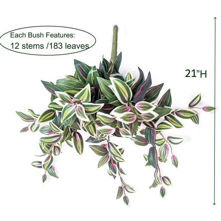 Wandering Jew Hanging Bush 21" for wholesale by ES Essentials