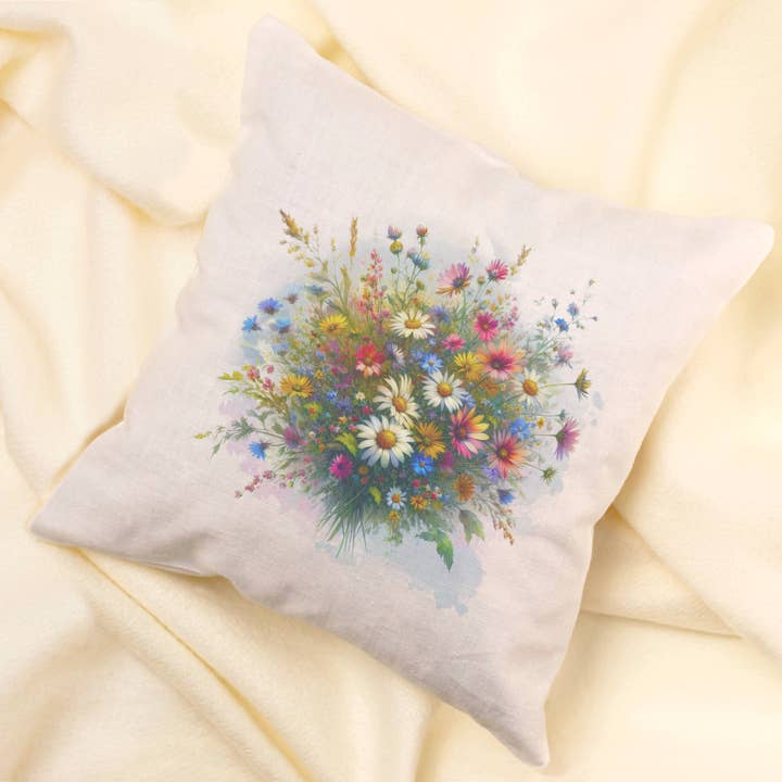 Wildflowers Pillow Cover for wholesale by Go Charlotte