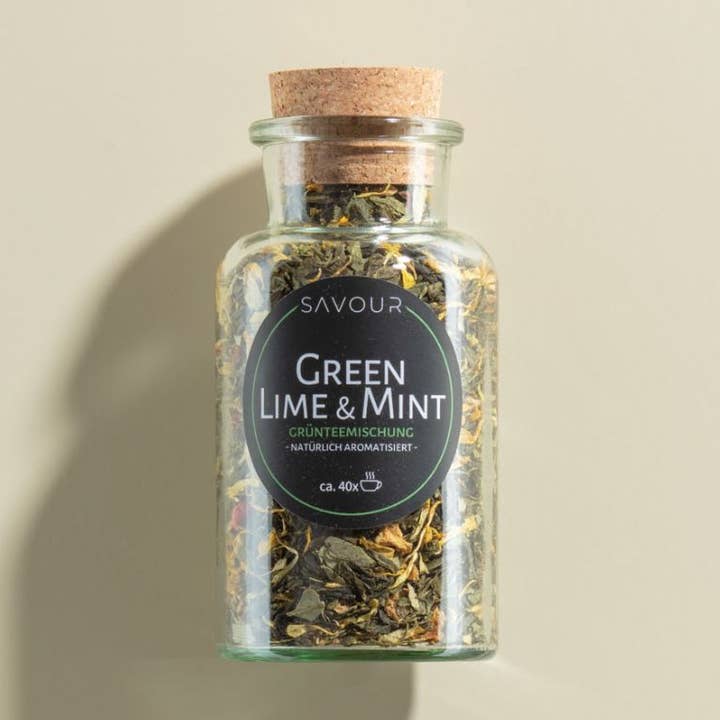 Lima Verde y Menta - Mezcla de Té Verde para venta al por mayor de SAVOUR