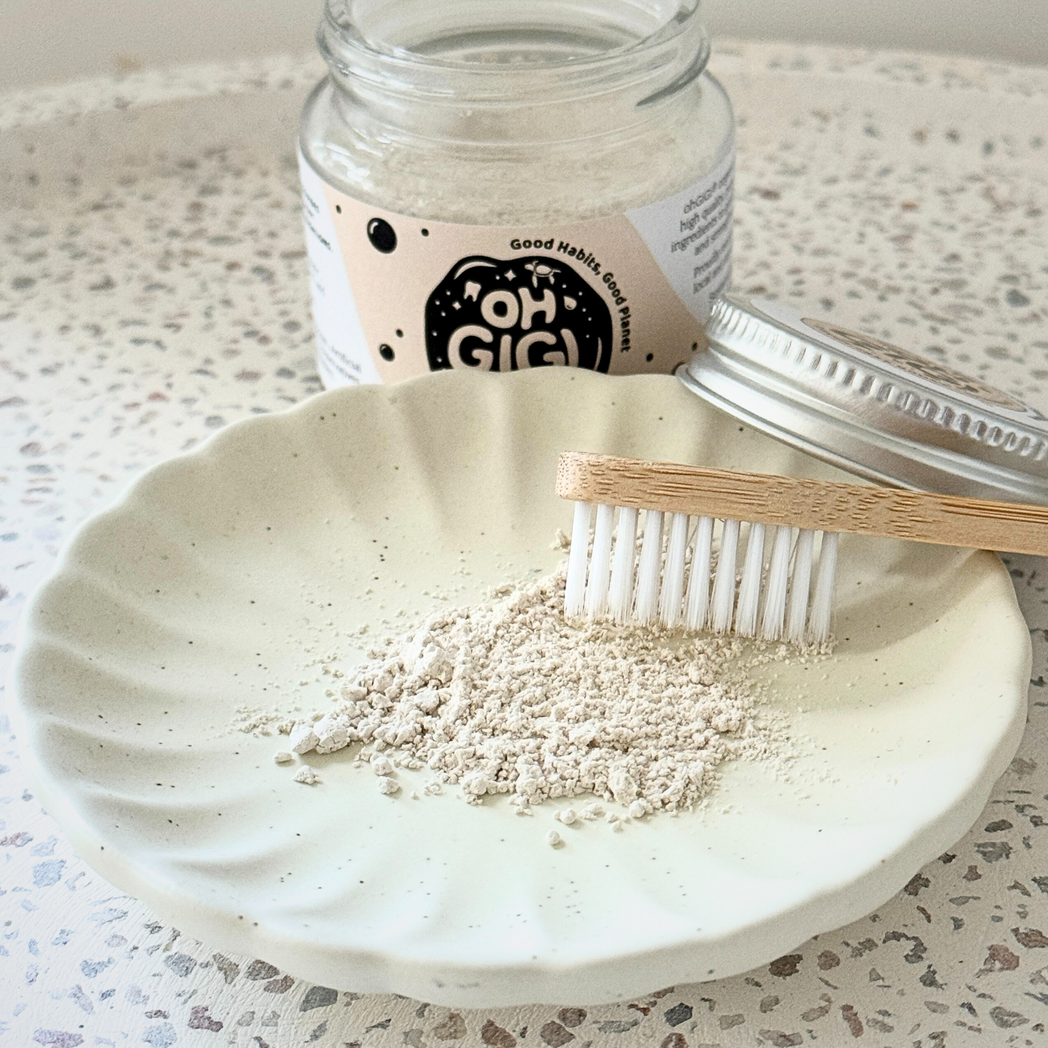 OHGIGI®️ - Wholesale Toothpaste - Organic Tooth Powder 'Flavour Free Brush'5
