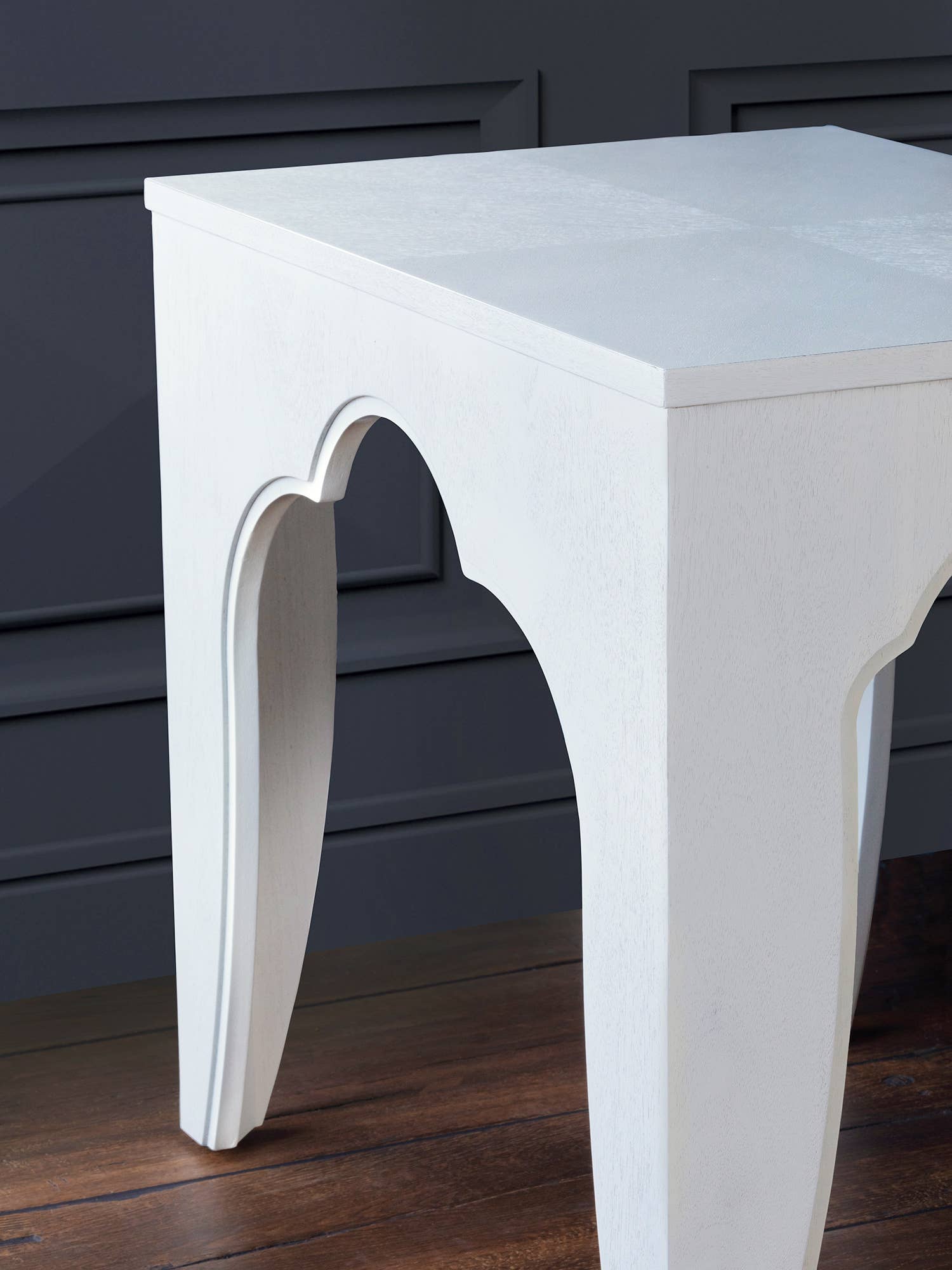 Park Hill Collection - Wholesale Side Table - Island Manor End Table, Whitewash3