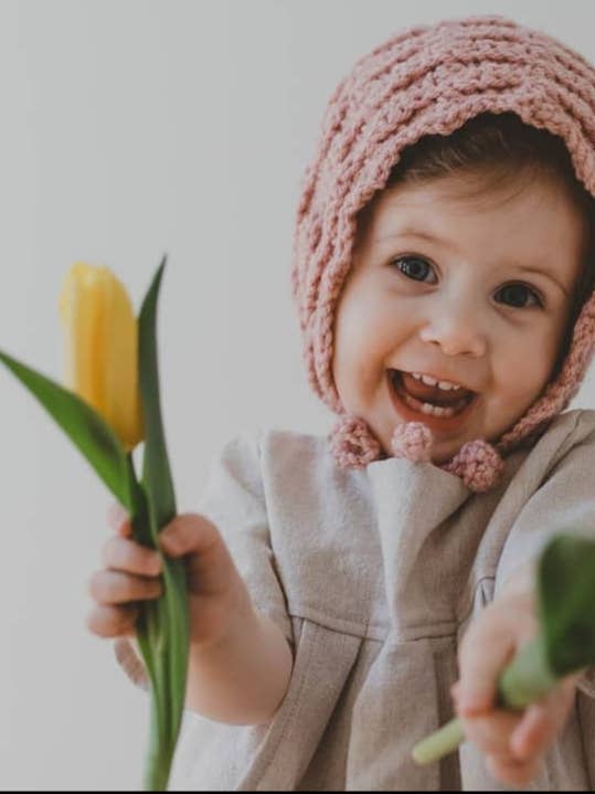 Gorro Bebé Menina Viloped por atacado de Asteria Stitch