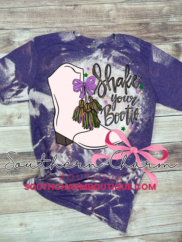 Mardi Gras----Shake Your Bootie per la vendita all'ingrosso da parte di Southern Charm Boutique