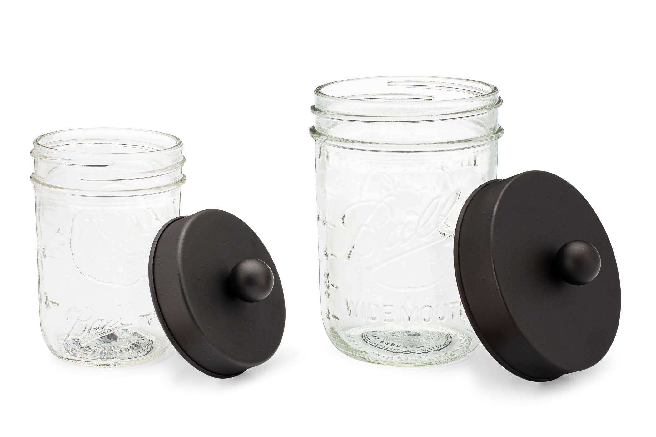 Jarmazing Products - Wholesale Jar - Apothecary Lid Storage Set with Ball Mason Jars - 2 Pack1