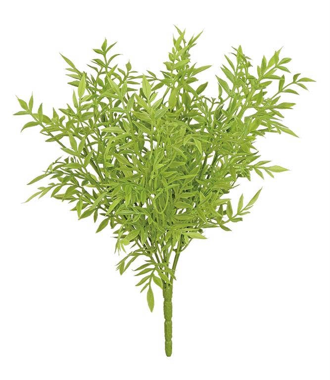 Select Artificials, Inc. - Wholesale Artificial Plant - Ruscus Bush X6, 12", Soft Green