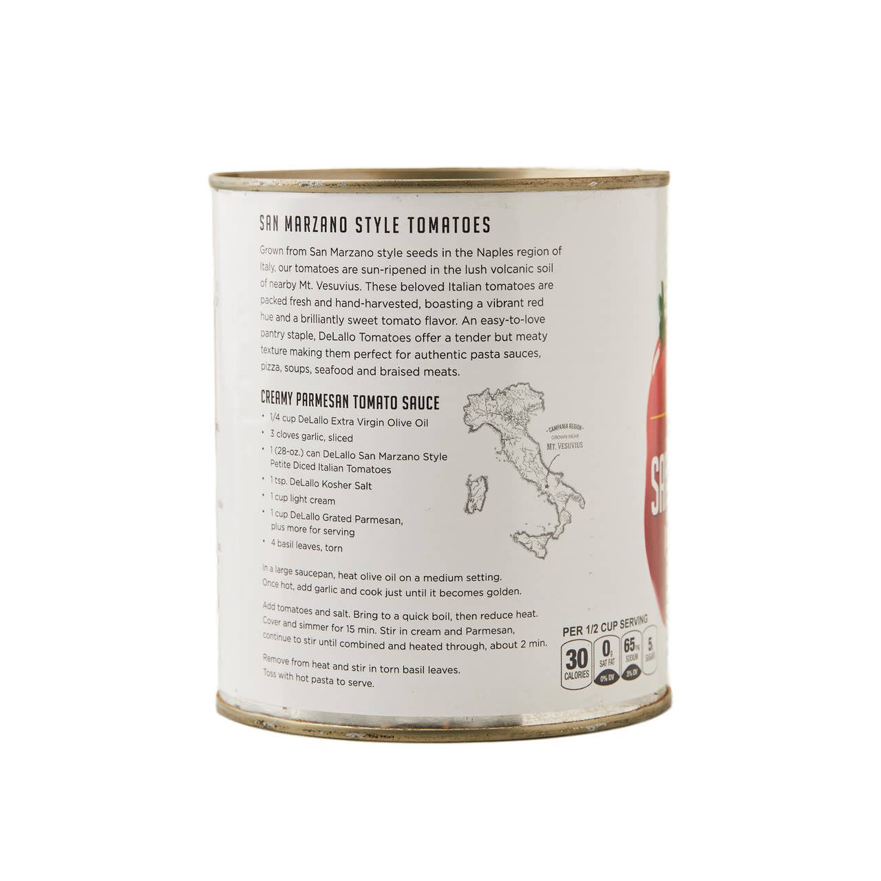 Delallo - Wholesale Pasta Sauce - San Marzano Style Petite Diced Tomatoes (28 oz. Can)1