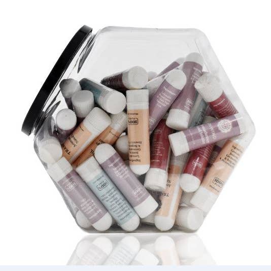 Woolzies - Wholesale Aromatherapy Inhaler - NEW!! 48 Essential Oil Inhalers w Jar BULK!