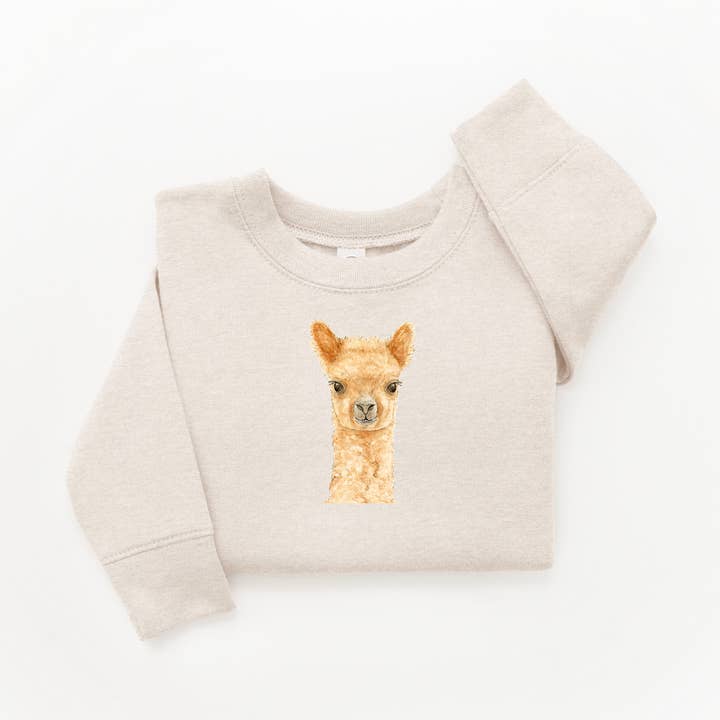 Alpaca Sweatshirt for wholesale by WLDFLWR Studio