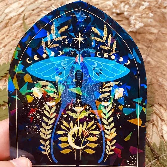 Split Moon Studios - Wholesale Sticker - Holografische vinylstickers met vlinder - Bullet Journal2