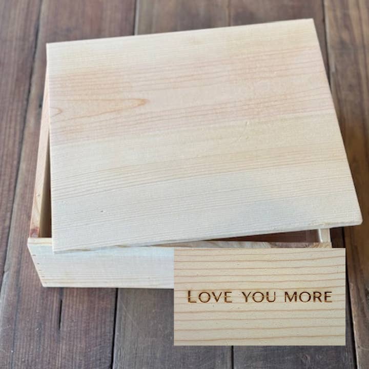 A Caixa de Madeira Woodland "AMO-TE MAIS" por atacado de Mill 54