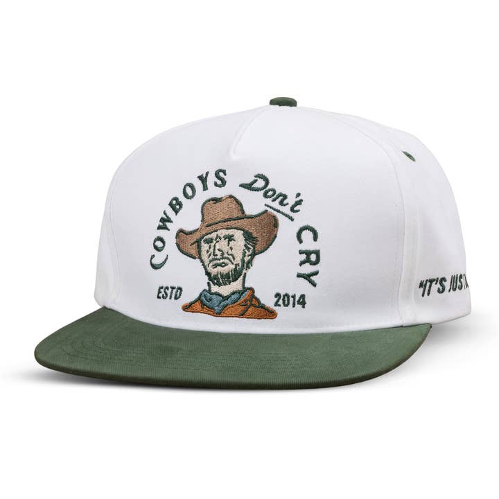 Sendero Provisions Company - Wholesale Flat Brim Cap - Men's - Cowboys Don't Cry Hat