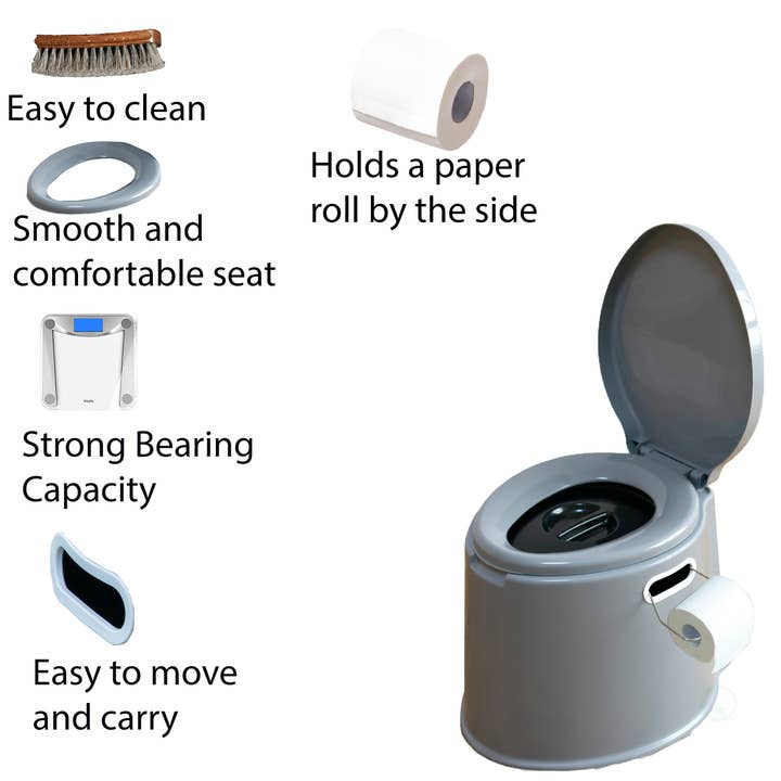 Quickway Imports - Wholesale Travel Set - Portable Travel Toilet For Camping and Hiking With Bag2