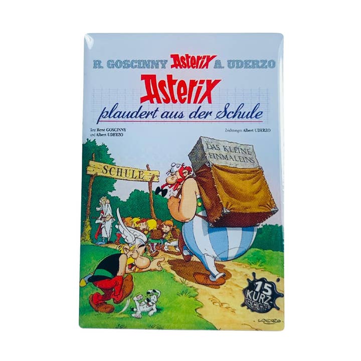 PIN © 32 - Asterix plaudert aus der Schule - Comic-Cover - Deutsch - A#592 für den Großhandel von Astur Pins
