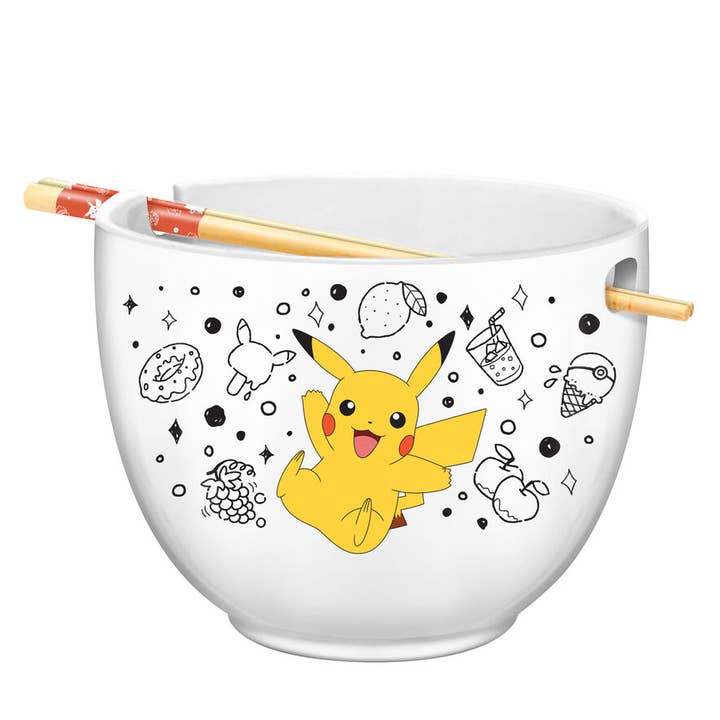 Silver Buffalo - Wholesale Bowl - Pokemon Pikachu e 20oz Ceramic Ramen Bowl (RETAILER TICKETS)