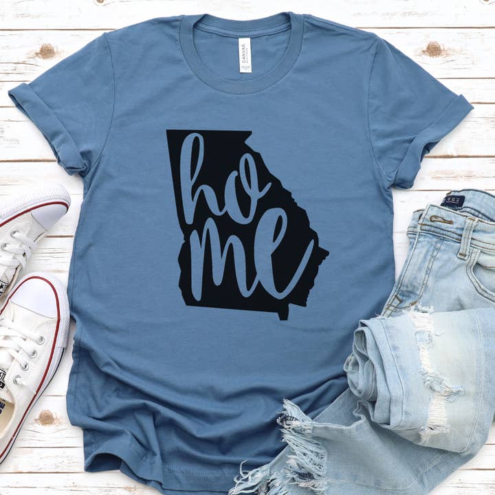 T-shirt personnalisé Home State pour la vente par Quotable Life