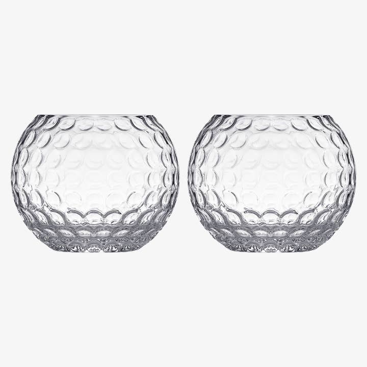 The Wine Savant / Khen Glassware - Wholesale Cocktail/liquor glass - Golf Ball Whiskey Glass | Set of 2 | 450 mL3