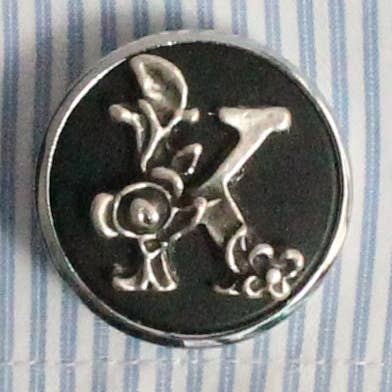 Gemelli con iniziali personalizzati Gemelli a forma di lettera fatti a mano per la vendita all'ingrosso da parte di COOLMENCLUB