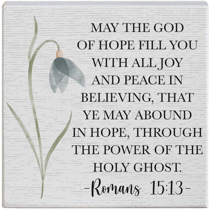 May God Of Hope - Gift-A-Block for wholesale by Sincere Surroundings