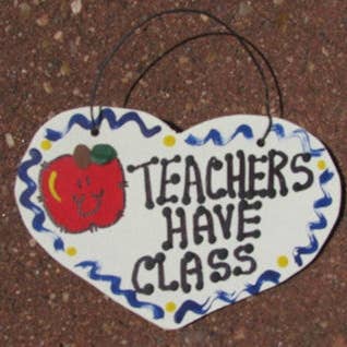 Nannie and B's Crafts – wholesale Ornament – Teacher Gifts 800THC Teachers Have Class