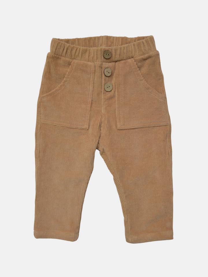 Eli & Nev - Wholesale Pants - Kids - Baby / Kids Brown Corduroy Pants 100% Cotton OEKO-TEX