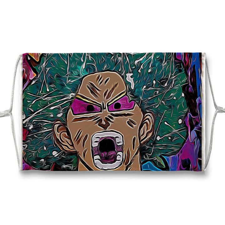 Masque facial Saiyan vert pour la vente par IAKAM