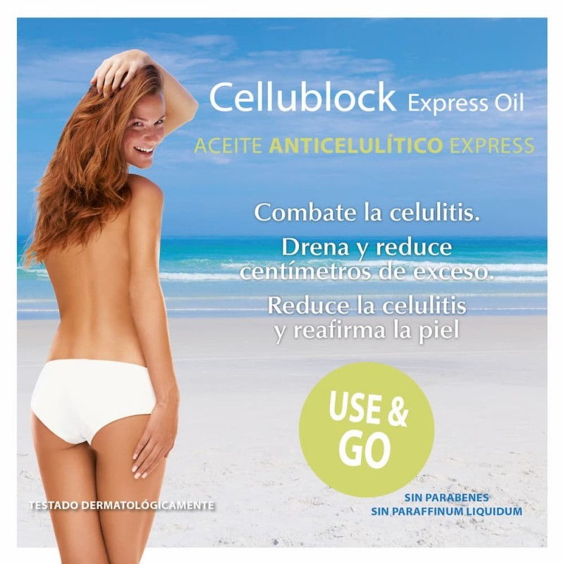 Laboratorios Phergal - Vendita all'ingrosso Olio bagno/corpo - Yacel Cellublock Express Oil olio anti-cellulite a rapido assorbimento2