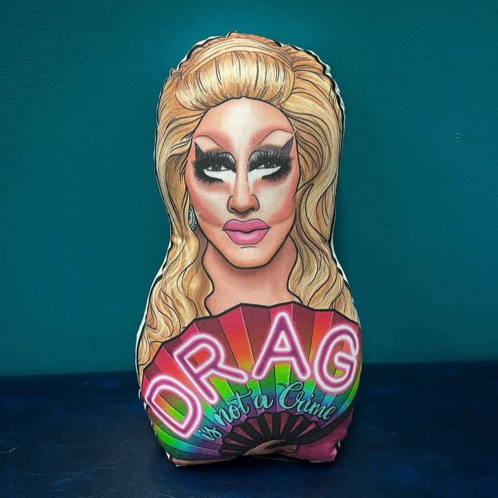 Trixie Mattel Drag is not a Crime inspired Plush Doll or Ornament for wholesale by The Cuddle Cult
